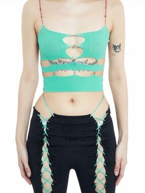 Rui tank top sea form with beads